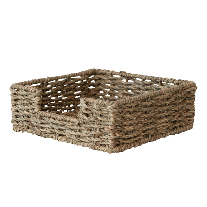 Creative Co-Op Hand-Woven Seagrass Napkin Holder, Natural