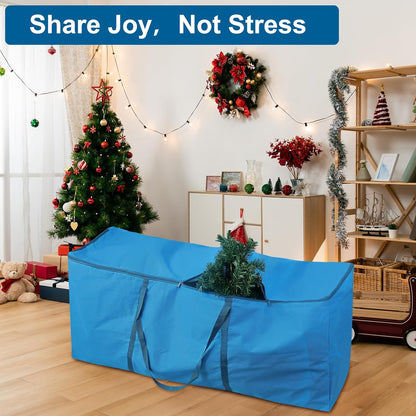 Skiennix Christmas Tree Storage Bag - Durable Cloth for 7.5 ft Artificial Trees | Reinforced Handles & Dual Zippers