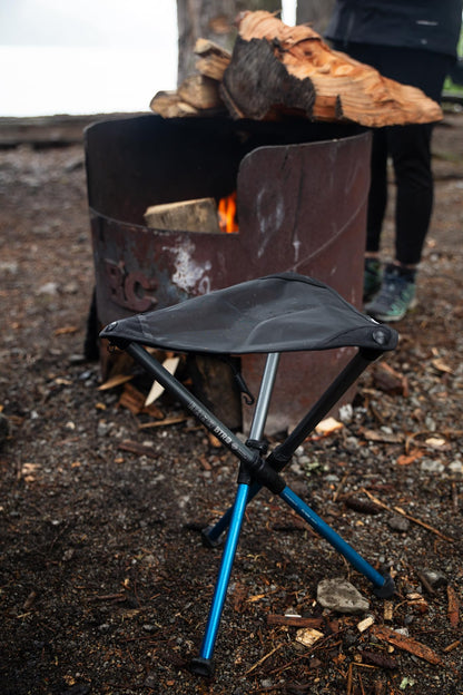 Hillsound BTR Stool for Ultralight Backpacking & Hiking, Lightweight Camping Chairs, Compact Portable Outdoor Seat, Hunting Adventures, Durable Tripod Design, Made in Korea