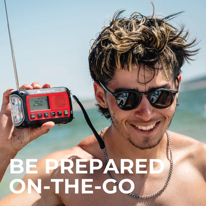 Midland Deluxe Home and Travel Emergency Radio - NOAA Weather Alert Scanner, Flashlight, Alarm Clock and AM/FM