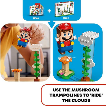 LEGO Super Mario Big Spike’s Cloudtop Challenge Expansion Set 71409 Collectible Toy for Kids with 3 Figures Including Boomerang Bro and Piranha Plant