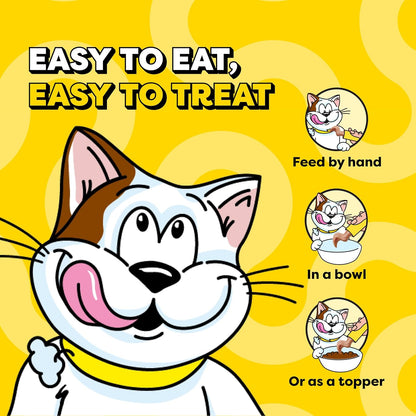 Temptations Creamy Puree Cat Treats - Lickable Chicken, Salmon & Tuna Variety Pack | 24 Tubes, 0.42 oz Each