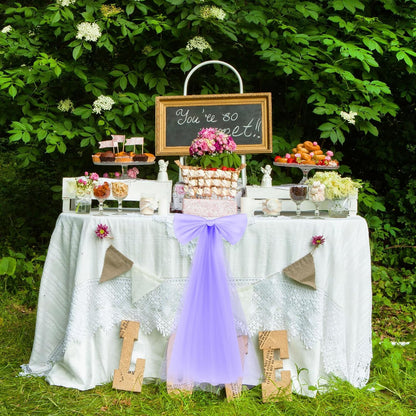 Zeyune Giant Purple Bow Party Decoration - 13.4 x 28.7 Inch Wall Decor for Birthdays, Weddings & Showers