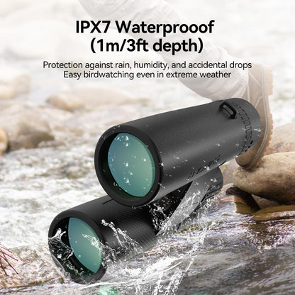 SVBONY Upgraded SV202 8x32 ED Binocular, Binoculars with Extra-Low Dispersion Lenses for Birdwatching, BAK4 & FMC Clearer, 7.8° Wide View Angle Quickly locate, Lightweight & Portable for Football Game