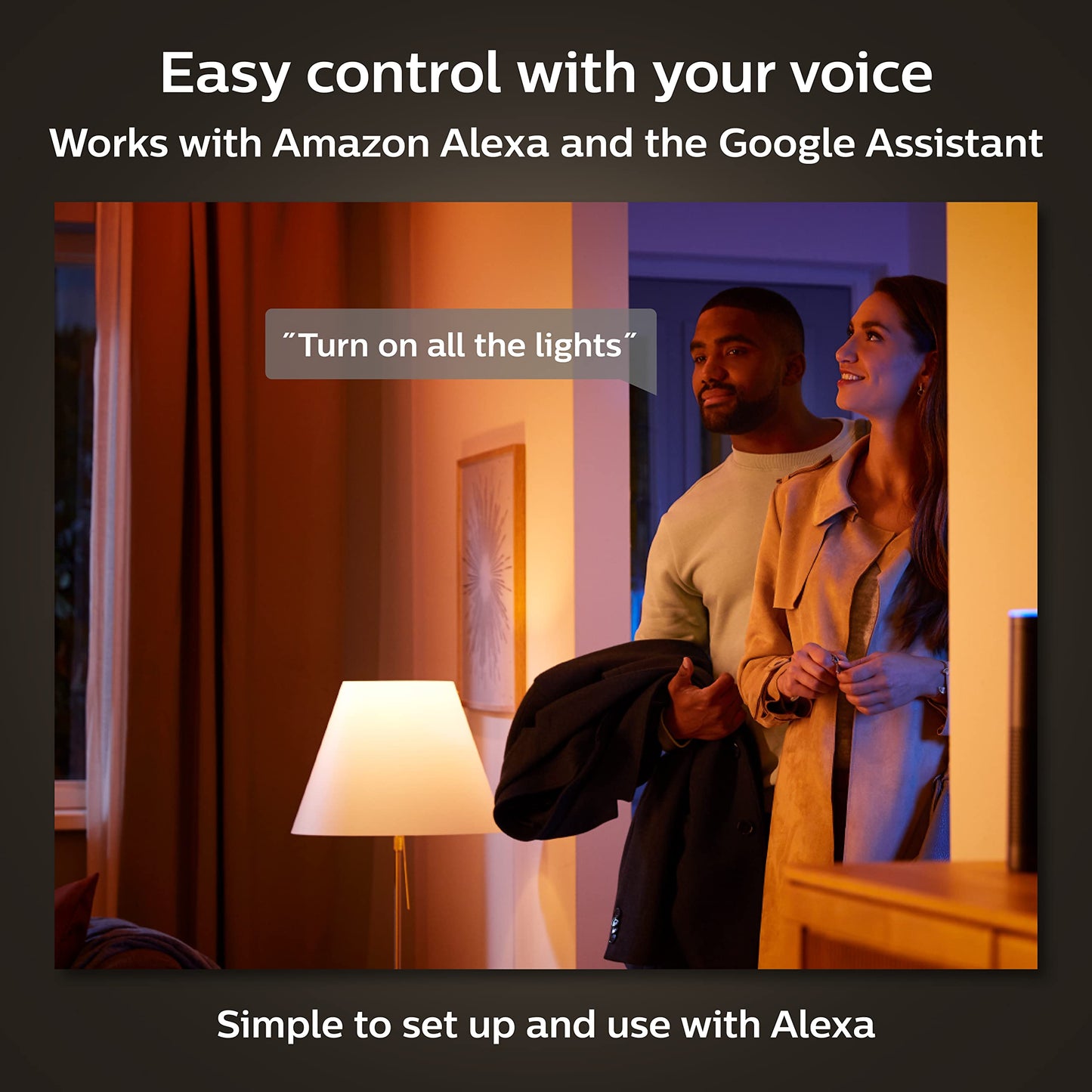 Philips Hue Wall Tap Dial Light Switch, Portable, White - 1 Pack - Requires Hue Lights and Hue Bridge - Smart Home - Easy, No-Wire Installation