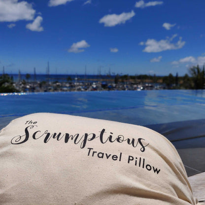 Honeydew Scrumptious Travel Pillow – Made in USA with Cooling Copper Gel Fill – CertiPUR Certified – Adjustable Travel Companion for Airplane & Traveling - Ergonomic Neck & Shoulder Support
