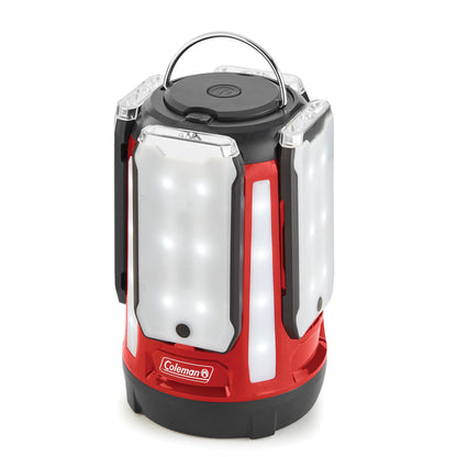 Coleman Rechargeable 800 Lumen Magnetic Light Panel Lantern and Folding Camping Chair with Built-in 4-Can Cooler