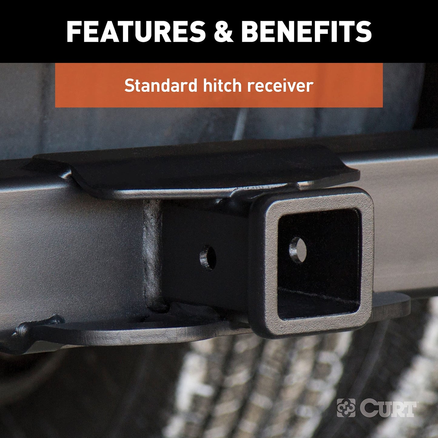 Curt 15400 XD+ Black Class-5 Trailer Hitch