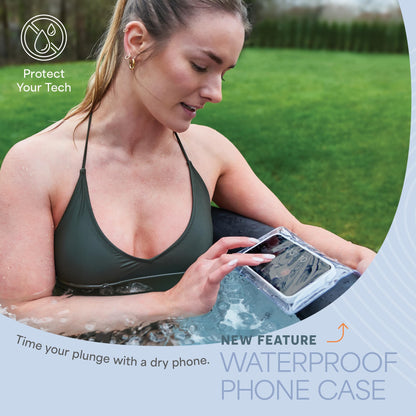LifePro NordPod Recovery Ice Tub – Portable Cold Plunge Tub for Ice Bath Recovery & Cold Water Therapy – Ice Bath Tub for Athletes – Indoor/Outdoor Cold Plunge Tub Outdoor with All-Weather Lid