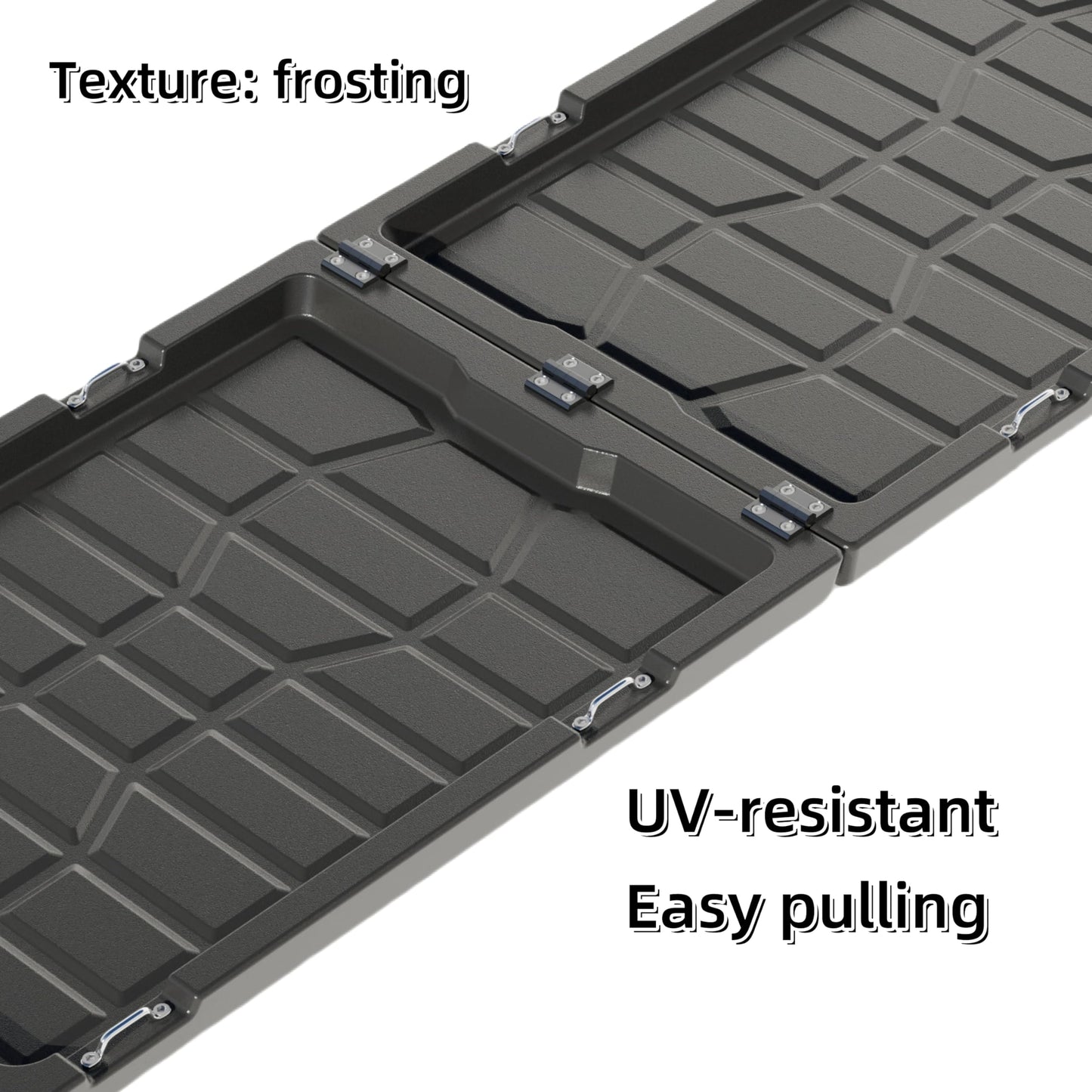NARPES Truck Bed Cargo Tray Bedslide Sliding Truck Bed Organizer Heavy-Duty For Any Full Size Pickup Accessories UV-Resistant Slide-Out Collapsible - L 61.4" x W 47.2" x H 2" Easy Installation