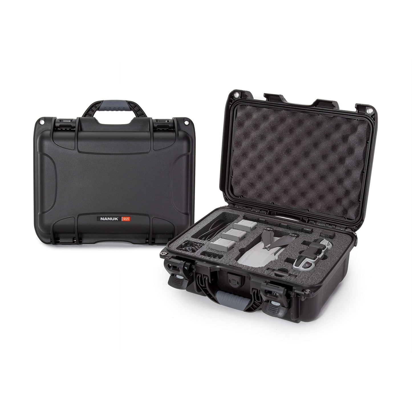 Nanuk 915 Waterproof Hard Case with Foam Insert for DJI Mavic Air 2 - Black