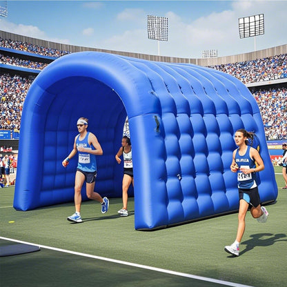 Sewinfla Inflatable Tunnel Sports Entrance with Internal Blower, 10x10x9ft Inflatable Tunnel Tent for Business Advertising Event Exhibition Promotion,Street,Shop,Supermarket,School