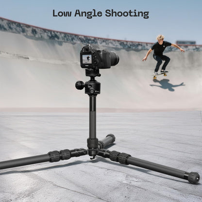 FANAUE Carbon Fiber Tripod with Fluid Ball Head, Compatible with Arca Swiss/RRS for Camera, Binoculars Telescope