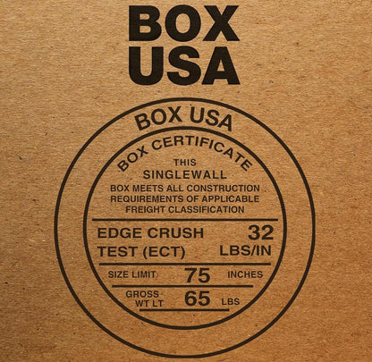 Box USA 50 Gallon 18 L x 18 W x 36 H 10-Pack Cardboard Trash Cans and Recycling Bins, Reusable or Disposable Pop Up Garbage Boxes