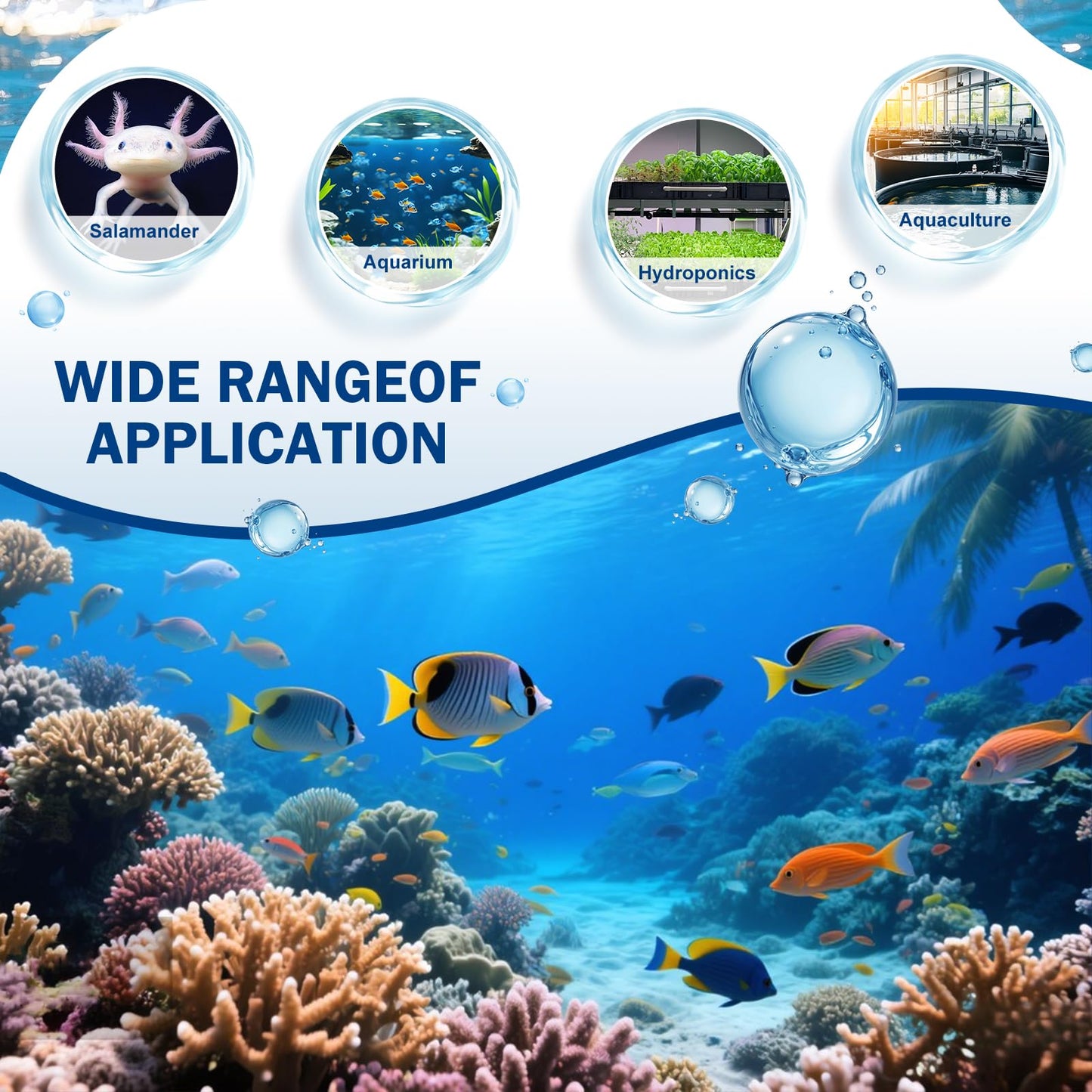 VEMOKO Aquarium Chiller 79 GAL - Water Chiller for Aquarium 1/3 HP Energy Efficient Fish Tank Water Chiller for Axolotl, Coral, Jellyfish, Freshwater & Saltwater Quiet Cold Plunge Chiller 300L
