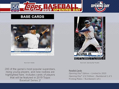 Topps 2019 Opening Day Baseball Retail Value Box