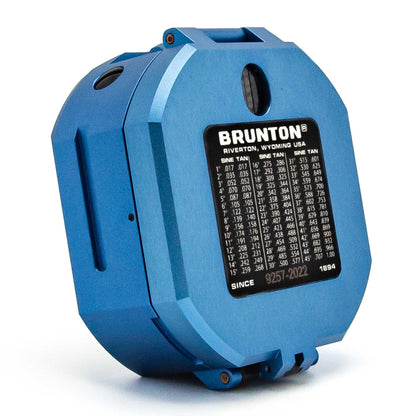 Brunton Standard Transit, Azimuth (0–360°), Blue - Professional Pocket Transit with Clinometer