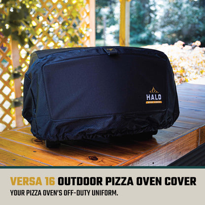 Halo Versa 16 Propane Gas Outdoor Pizza Oven with Rotating Cooking Stone | Portable Appliance for all Outdoor Kitchens | Oven Cover Included