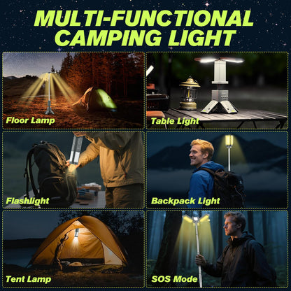 SakerPlus Telescopic Camping Lantern & SW107 Car Vacuum Portable