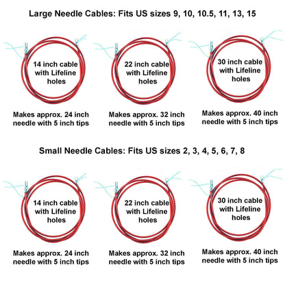 ChiaoGoo Twist Red Lace 5-Inch Complete 7500-C Interchangeable Circular Knitting Needle Set, Sizes US 2, 3, 4, 5, 6, 7, 8, 9, 10, 10.5, 11, 13, 15 with 6 Cords with Project Bag