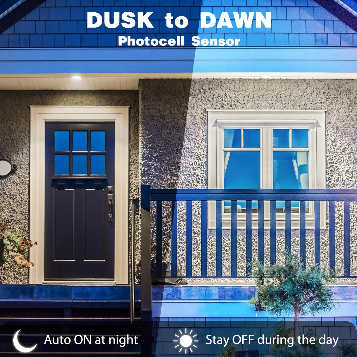 Sengled Motion Sensor Flood Light Bulbs, Dusk to Dawn LED Security Light E26 Base PAR38 Motion Activated 5000K Daylight,1500LM, Waterproof for indoor-outdoor, 2 Pack 4th Gen
