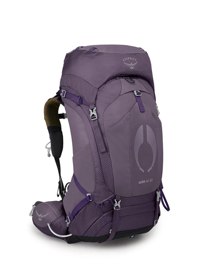 Osprey Aura AG 50L Women's Backpacking Backpack, Enchantment Purple, WXS/S