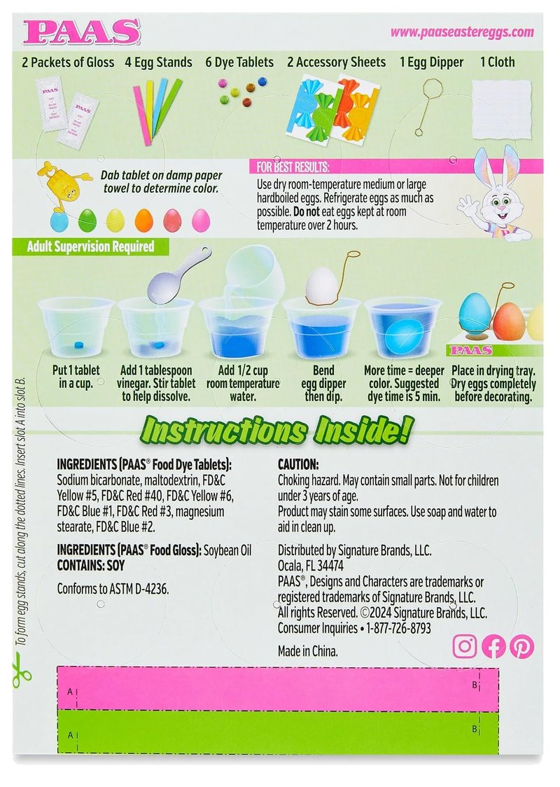 Egg Dye- PAAS Easter Candy Shine Egg Decorating Kit | Color & Shine