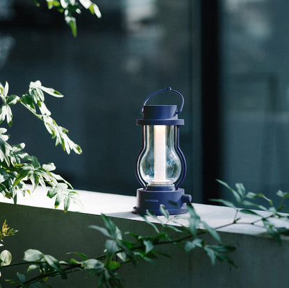 BALMUDA Combo Pack: The Toaster Gray & The Lantern Navy | Steam Toaster & Rechargeable LED Lantern