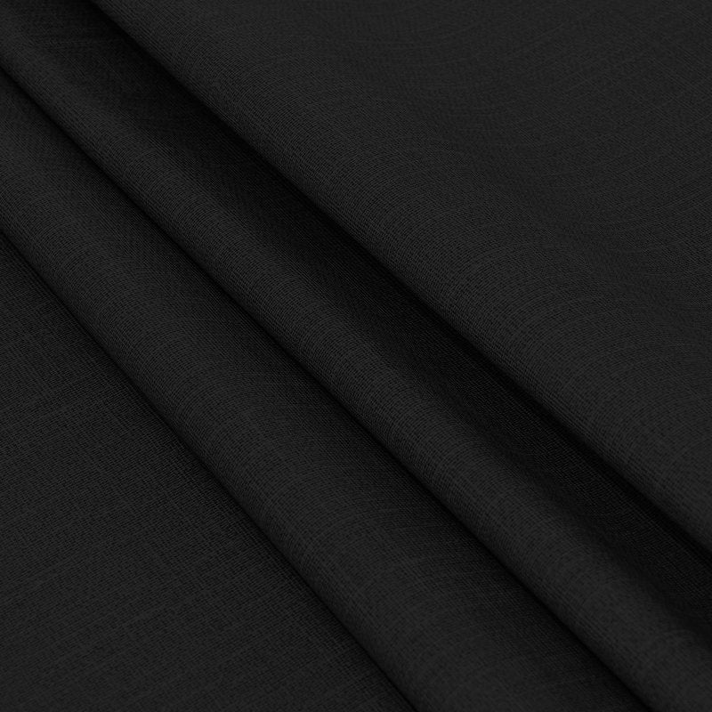 sancua 100% Waterproof Rectangle PVC Tablecloth - 54 x 54 Inch - Oil Proof Spill Proof Vinyl Table Cloth, Wipe Clean Table Cover for Dining Tables, Buffet Parties and Camping, Black
