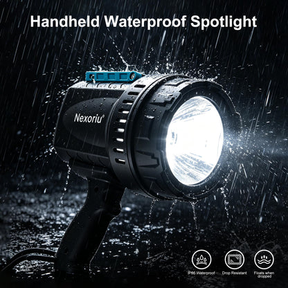Nexoriu 10000 Lumens Rechargeable Spotlight