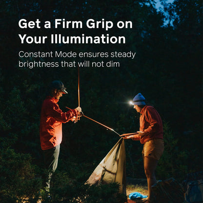 BioLite, HeadLamp 800 Pro, 800 Lumens, Ultra-Lightweight & USB Rechargeable with 8 Light Modes, Midnight Grey