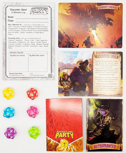 Adventure Party: The Role-Playing Party Game Blue