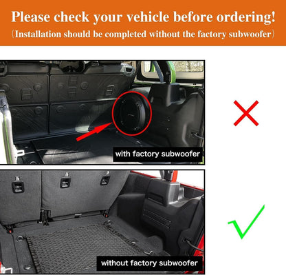 Hooke Road JK JL Trunk Cargo Storage Drawer System & Fridge Slide Mount & Cooking Platform for 2007-2026 Jeep Wrangler JK JL Unlimited 4-Door