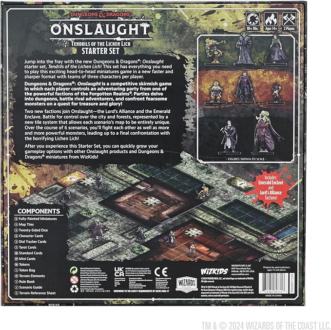 Dungeons &amp Dragons Onslaught: Tendrils of the Lichen Lich Starter Set