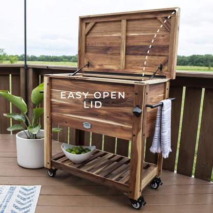 Backyard Discovery 100 Qt. Patio Cooler - Acacia