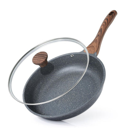 SENSARTE Nonstick Frying Pan Skillet with Lid, Omelet Pan with Cover, Healthy Cooking Chef's Pan, Kitchen Non Stick Pan, Free of Intentionally Added PFOA (11inch + Glass Lid)