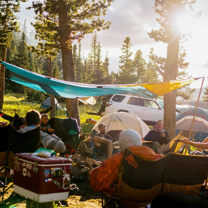 Kelty Noah’s Tarp Sun Shelter and Multi-Use Awning Rainfly, Portable Canopy UV Protection, Waterproof + Durable, 3 Sizes for Customized Pitch (16ft)