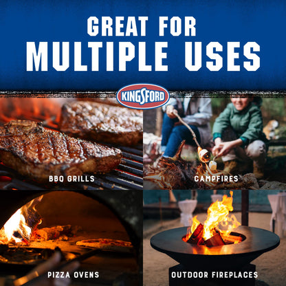 Kingsford Quick Light Fire Starter Rolls All Natural Hardwood Paraffin Water Resistant Easy Lighting Charcoal Pellet Grills Smokers Campfires Outdoor Fireplaces 32 Count 24 Pack