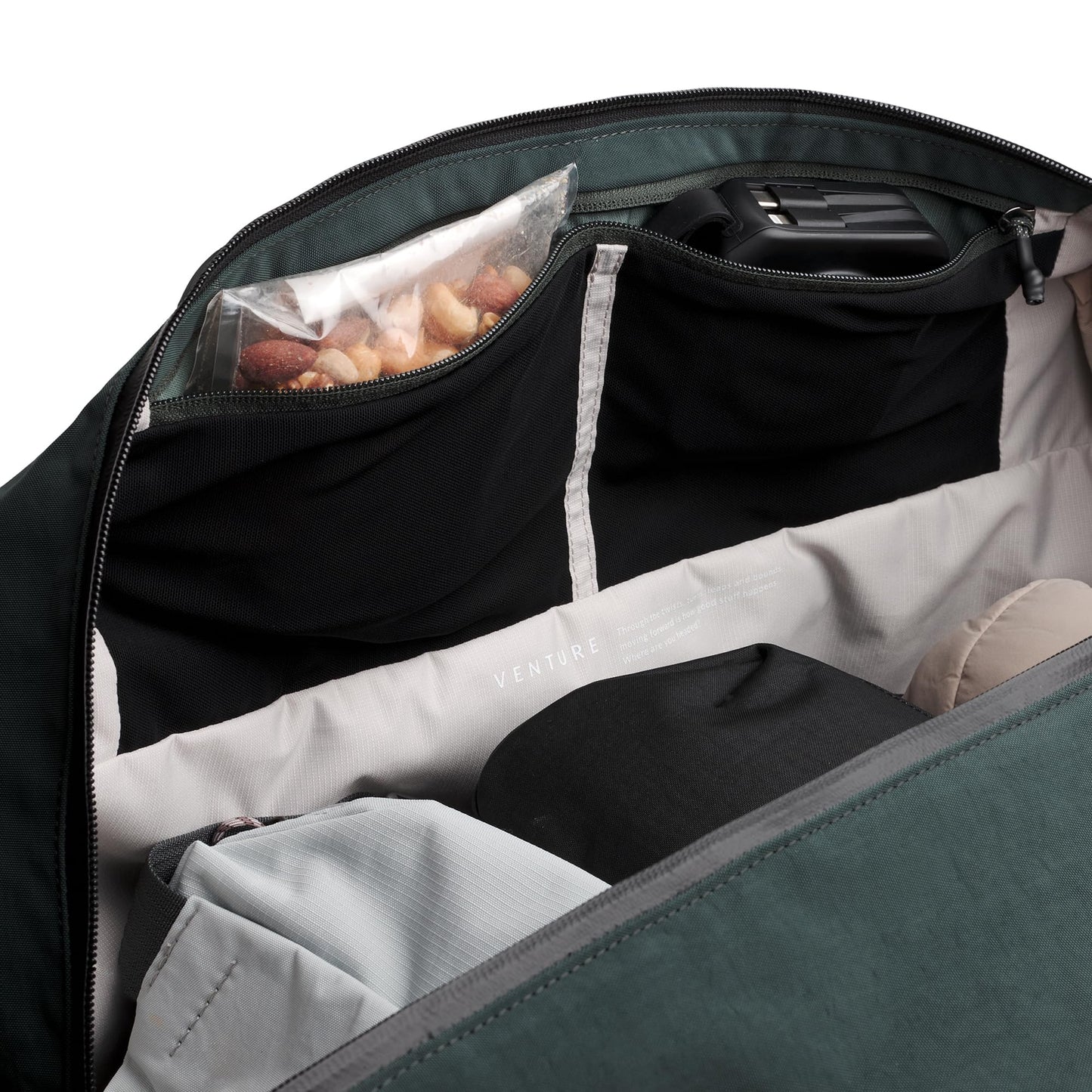 Bellroy Venture Ready Duffel 40L (rugged weekender travel bag with streamlined organization) - DeepOcean