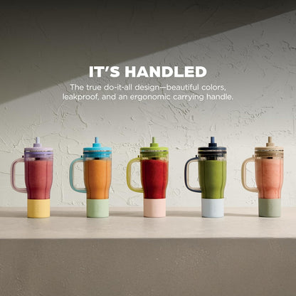 Ninja Blendboss™ Personal Blender - Smoothies & Frozen Drinks | 26oz Tumbler with Leak-Proof Lid & Straw | Auto-iQ Technology
