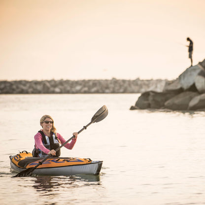 Advanced Elements - AdvancedFrame Sport Inflatable Kayak - Lightweight Day Touring Kayak with Bag and Pump - 10' 5" - 26 lbs - Orange