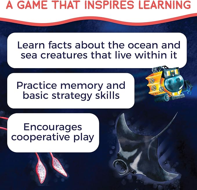 MindWare Search for a Giant Squid: The Game - Based On The Popular Book for 2 to 4 Players