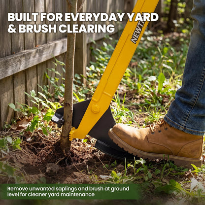 NEWTRY Large Size Sapling Puller, Heavy Duty Tree Root Puller Tool for 1/4"–2" Roots, with Wraps for Easy Pulling