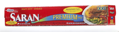 Saran Premium Plastic Wrap, 100 Sq Ft