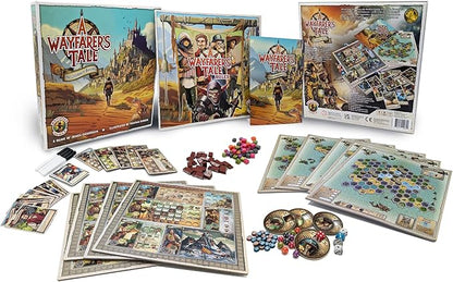 A Wayfarer’s Tale: The Journey Begins – Strategic Board Game for 1–4 Players Ages 10+ 45–60 Minutes with Narrative Solo Mode | A Map-Based Game of Exploration and Discovery for Friends and Family