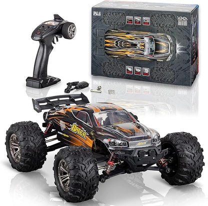 1:16 Scale Brushless RC Truck - High Speed Hobby Grade RC Car Hits 33 Miles Per Hour - Off Road 4WD for Grip on Any Terrain Ready to Run Waterproof Trophy Truck