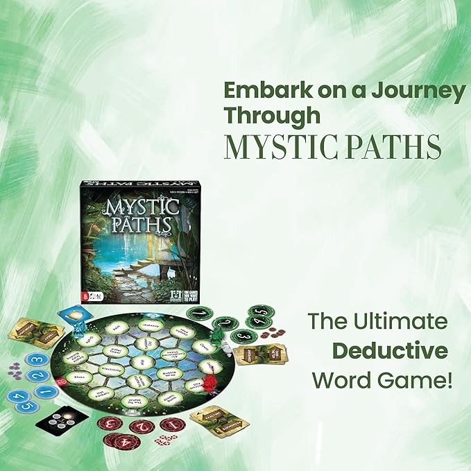 R&ampR Games Mystic Paths Cooperative Board Game for Adults and Kids Card Games for Family Night
