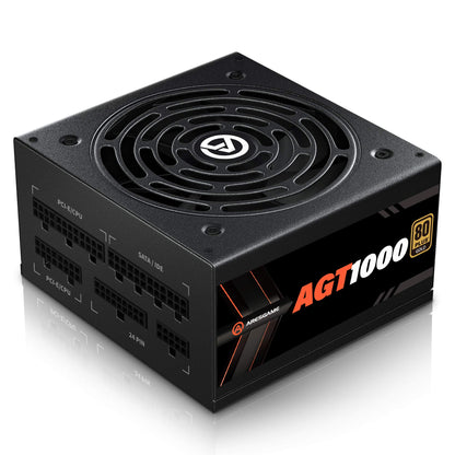 ARESGAME POWER 1000w Power Supply, Fully Modular, 80+ Gold PSU