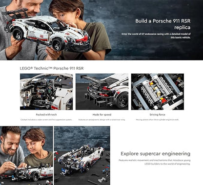 LEGO Technic Porsche 911 RSR 42096(1580 Pieces)