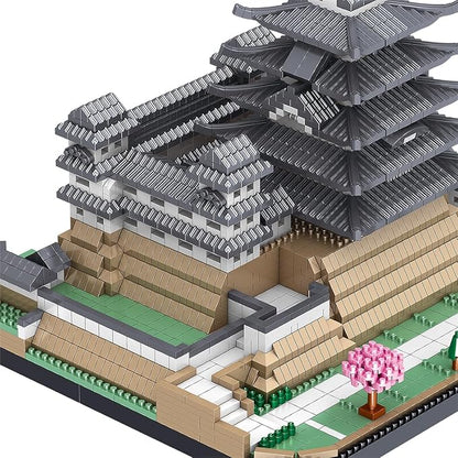 Himeji Castle Japan Micro Brick Building Set (3037 Pieces) – Landmark Model Educational Toy Gift for Kids and Adults